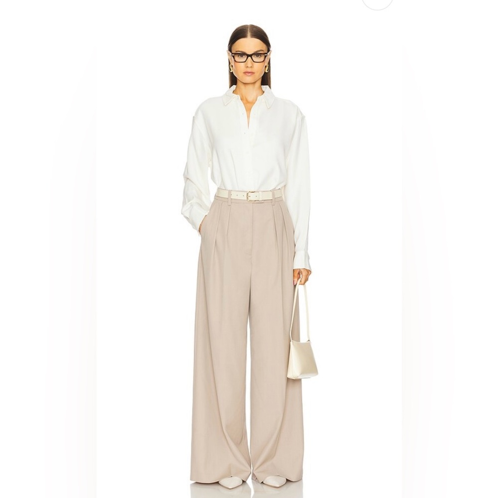 Anine Bing Braxton Shirt in Ivory Color (Medium) - Picture 6 of 10